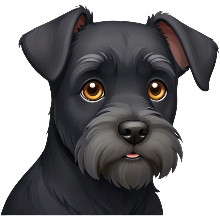 Black Schnauzer  emoji