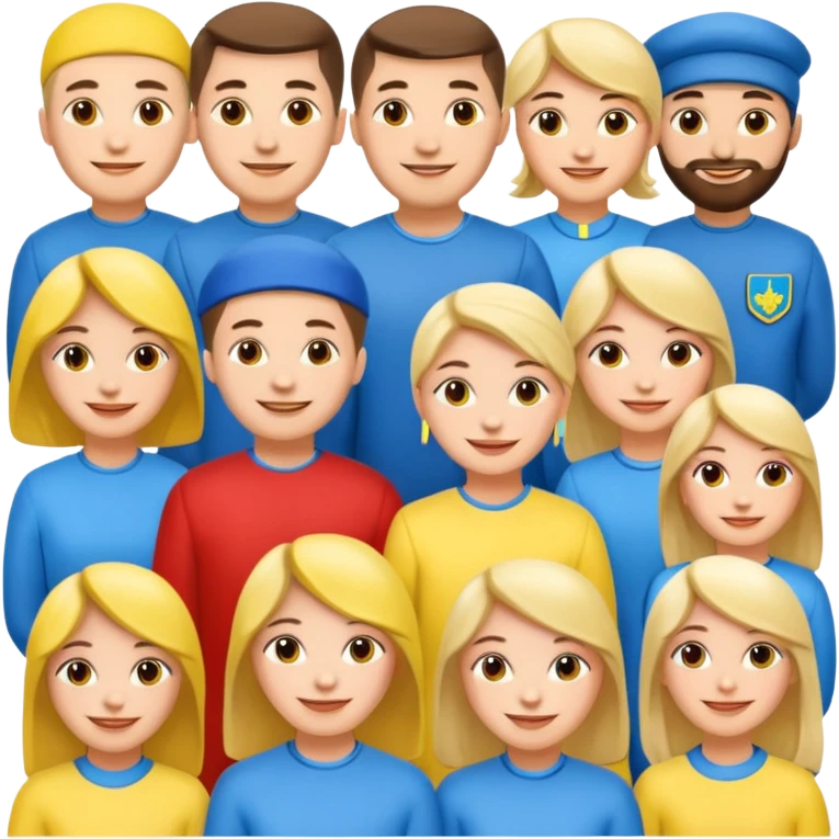 Ukrainian people emoji