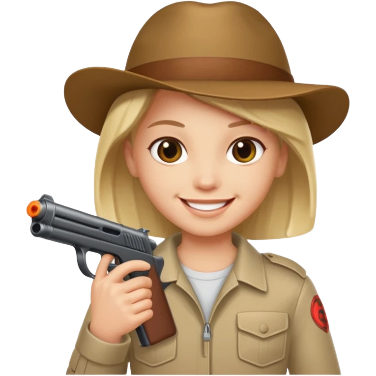 🥹🔫 emoji