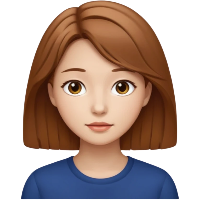 고민하고 있는 여자. 상반신까지만 만들어줘. emoji