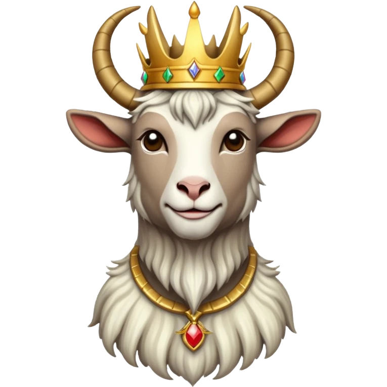 Goat king in pixel art emoji | AI Emoji Generator