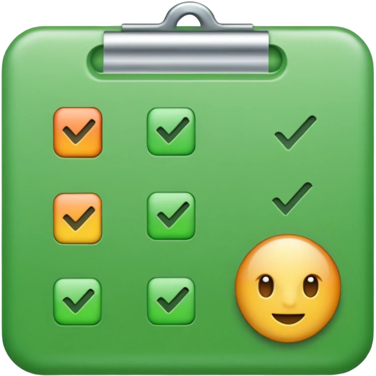 check list verde emoji
