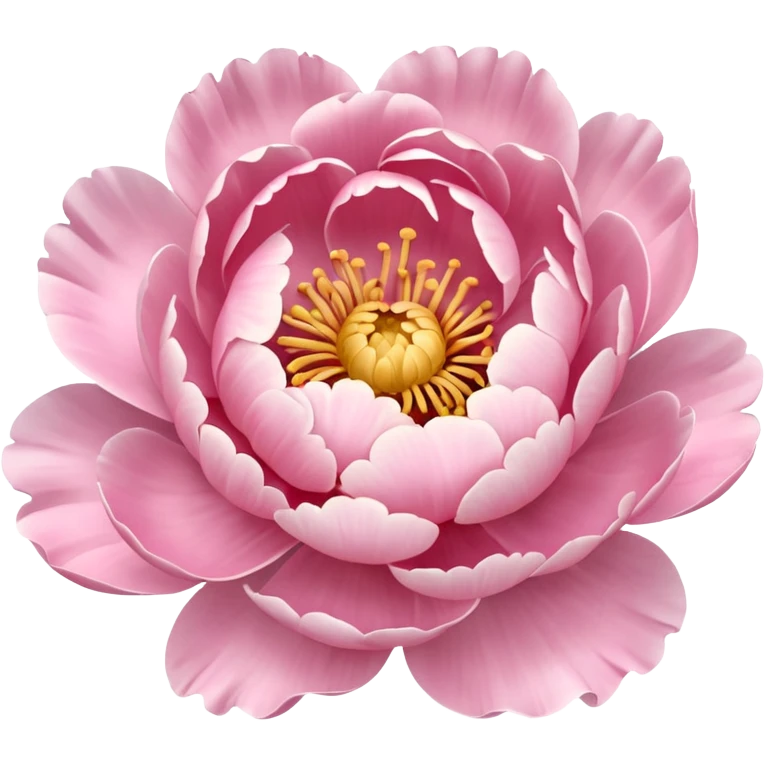 Light pink Peony emoji