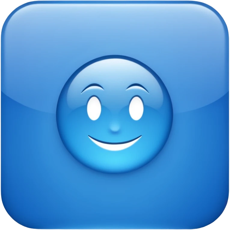 software testing blue emoji