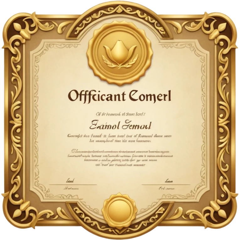 Certification emoji