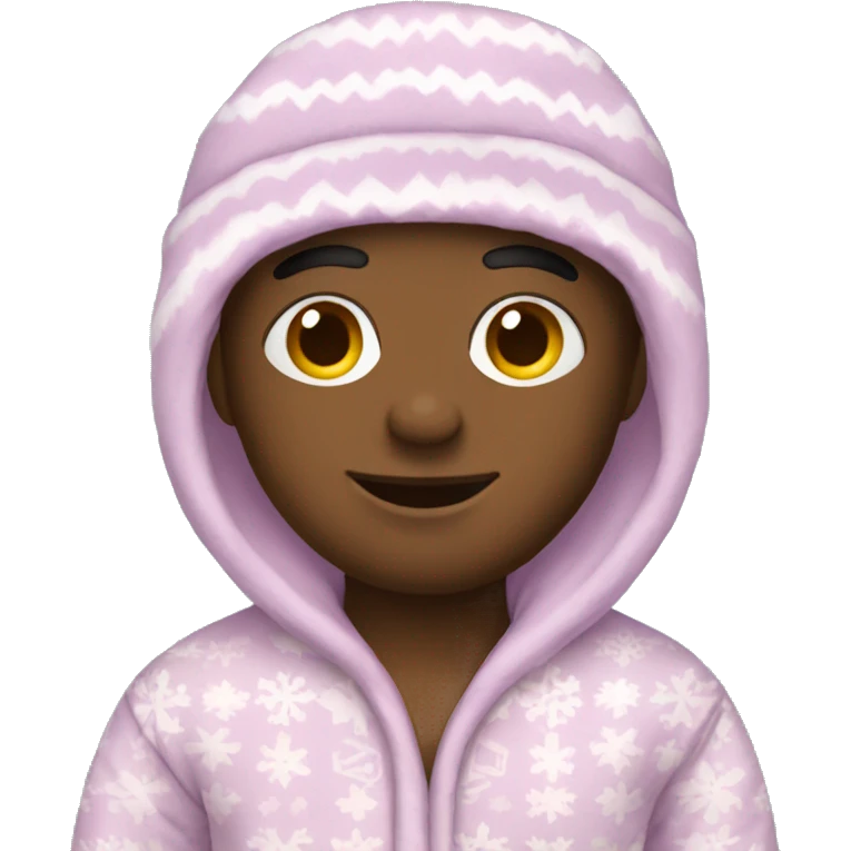 Winter pyjama  emoji