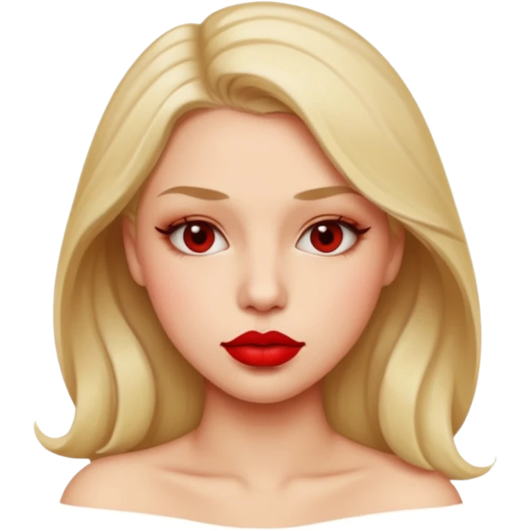 lip biting emoji