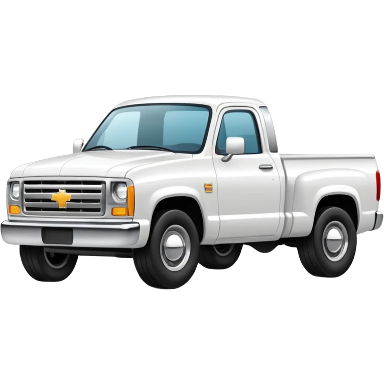 white car truck emoji