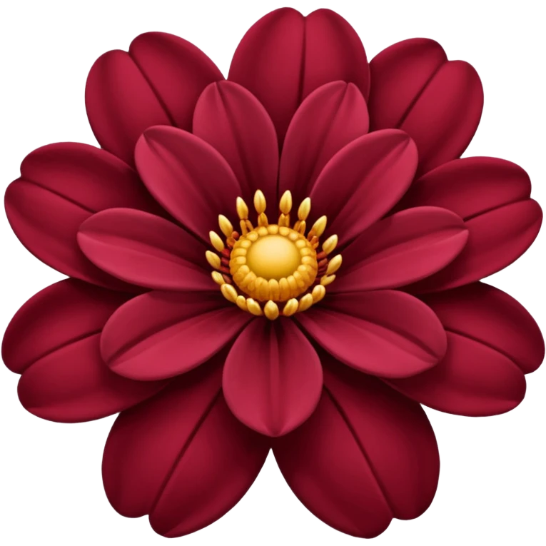 maroon flower emoji