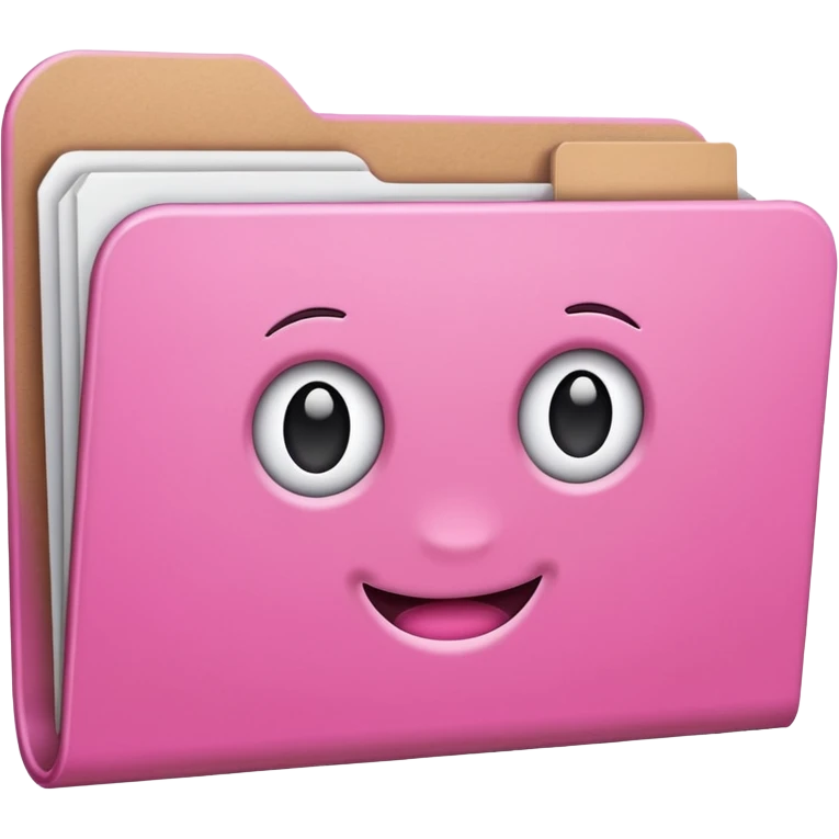 file folder pink emoji