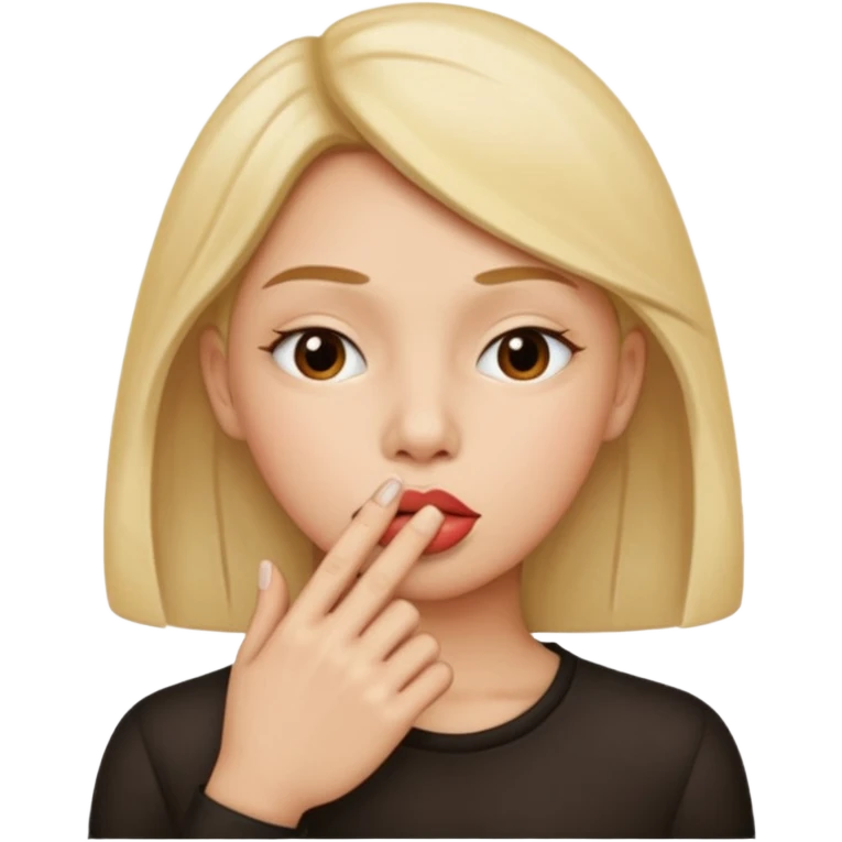 shushing emoji