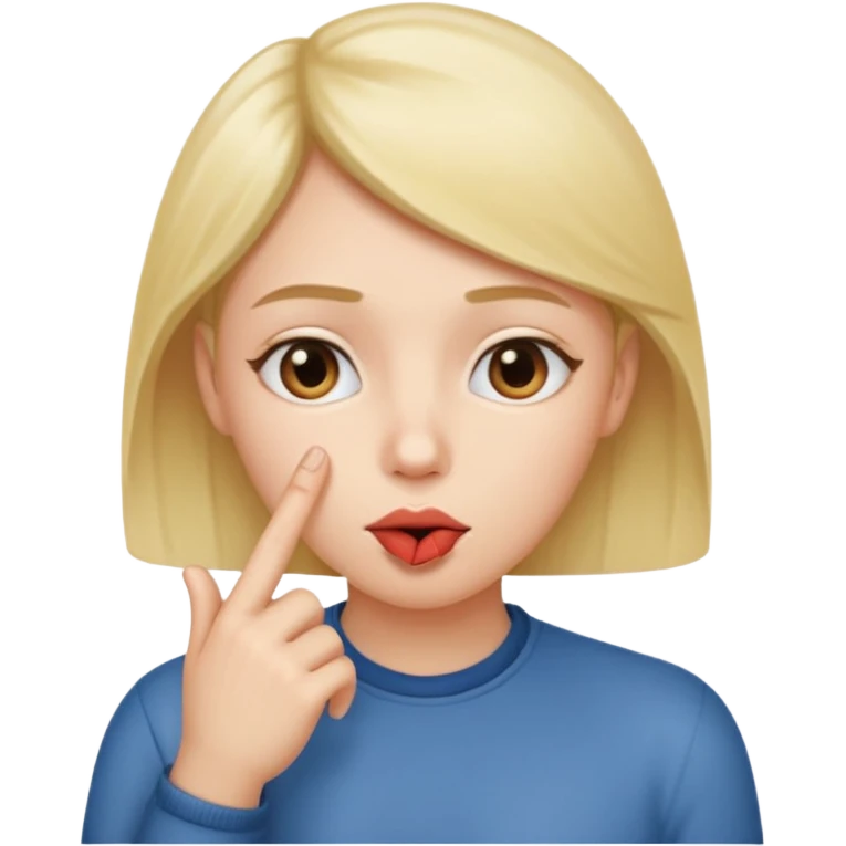 🫂+🤫 emoji