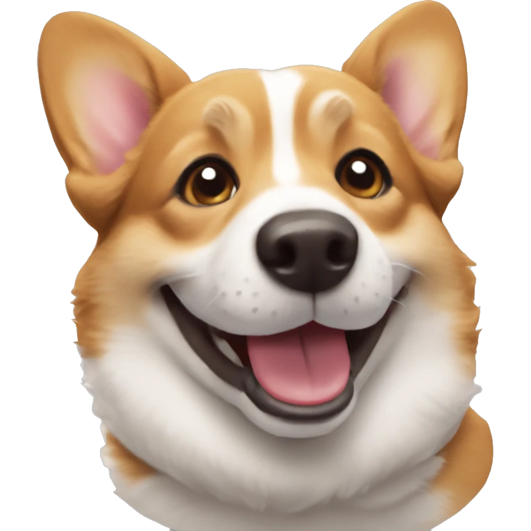 Corgi smile emoji