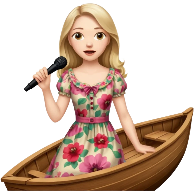 amanda seyfried singing on a boat emoji