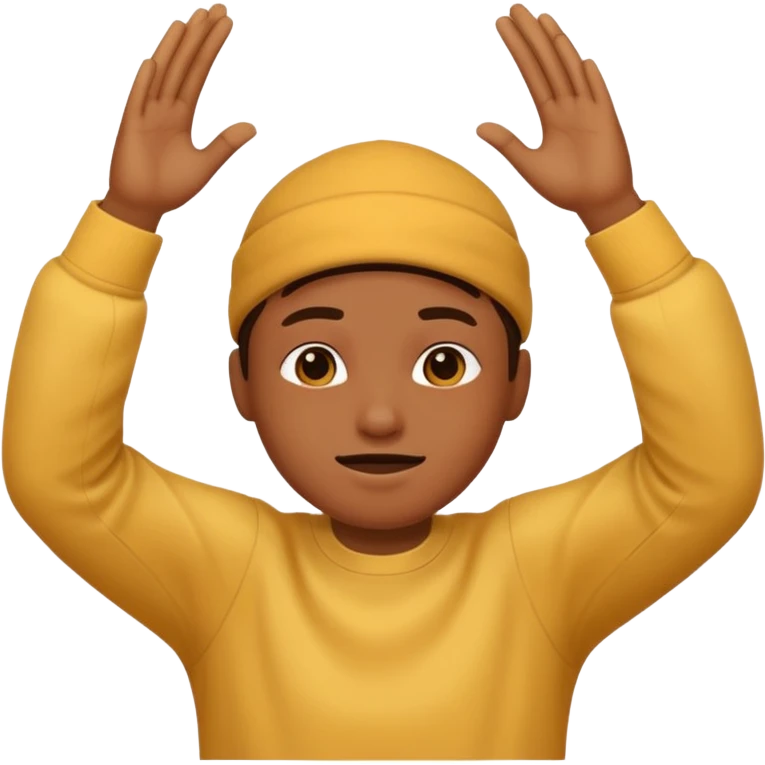 Emoji doing a 🙂‍↕️ and a dab at the same time emoji