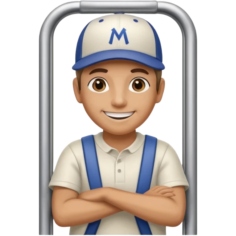 Rider holding grab bar,Metro Riders,with metro rail inside emoji