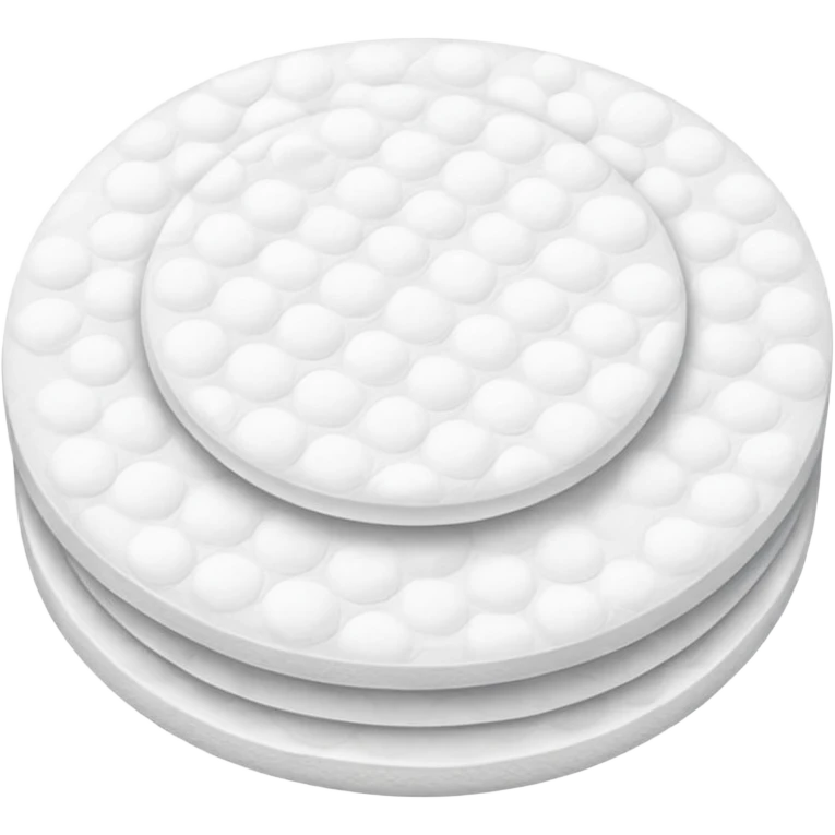 Round Cotton pads emoji