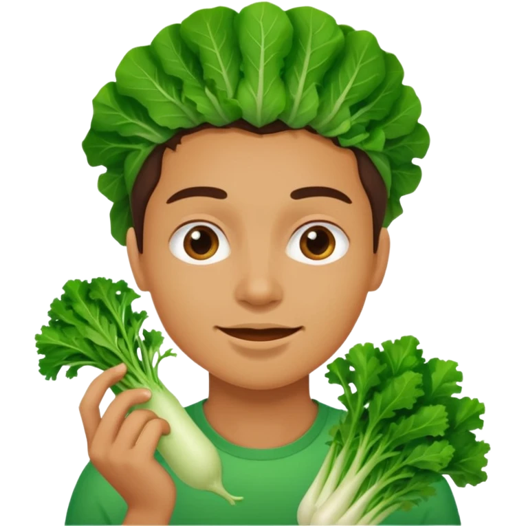 eating greens emoji