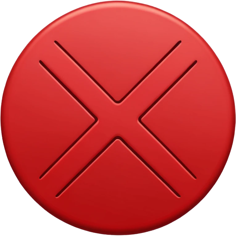 redd işareti emoji