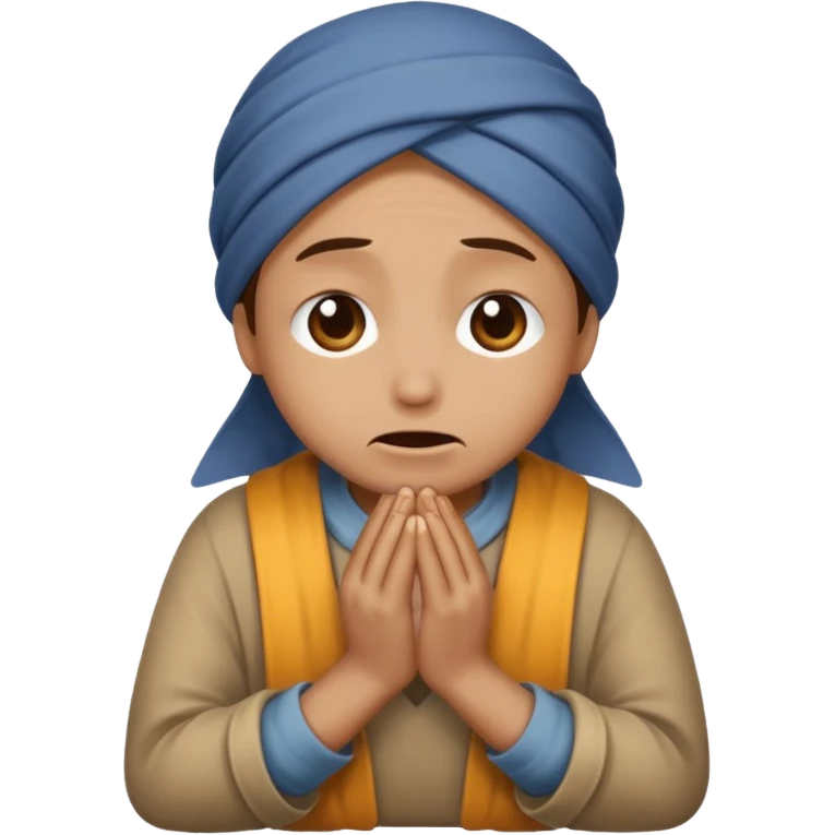 Emoji begging emoji