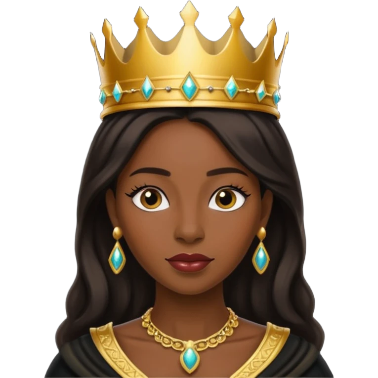 Black queen emoji