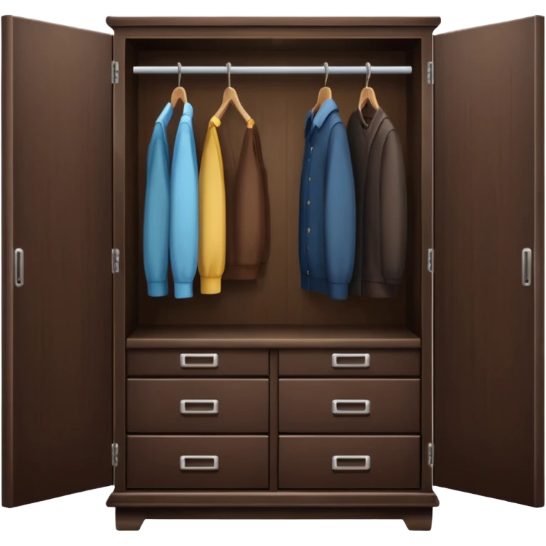 wardrobe modern closed emoji