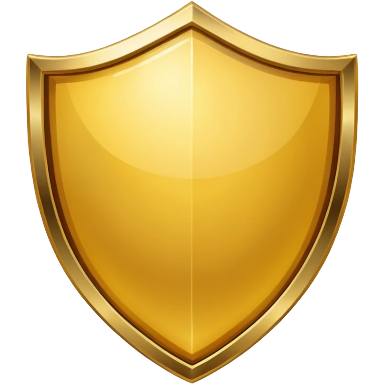 golden shield emoji