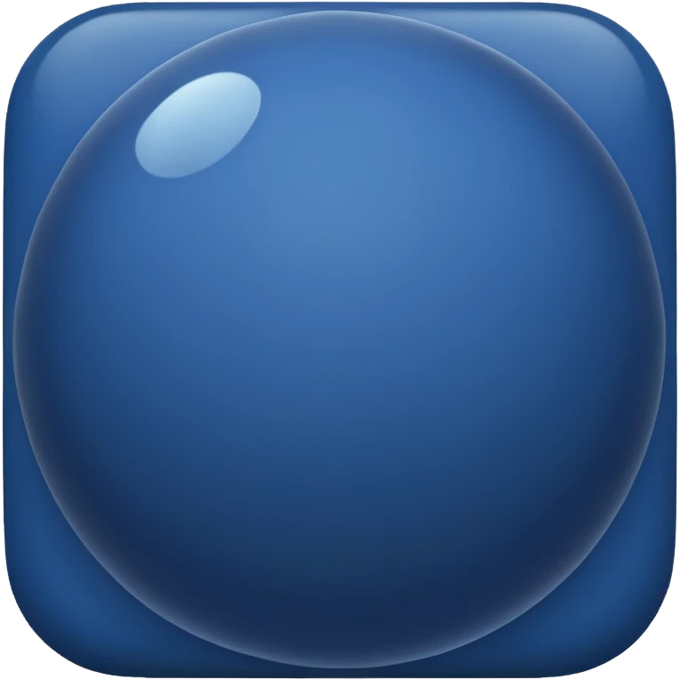 Dark blue emoji