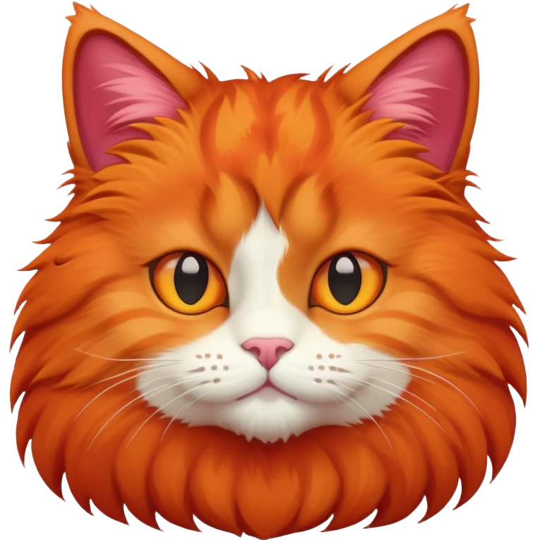 red cat emoji