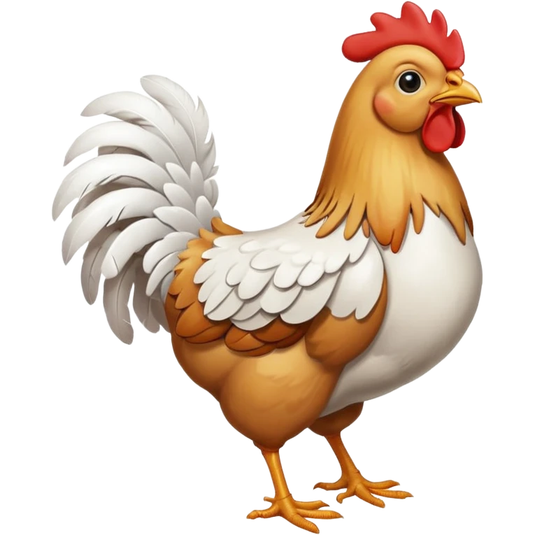 chicken walking emoji