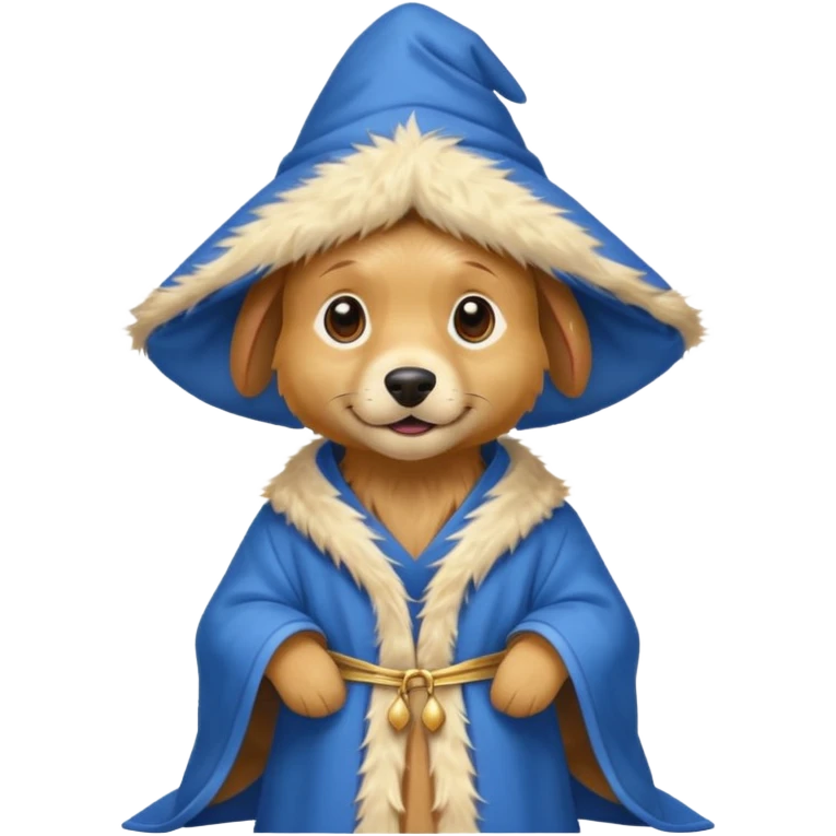 Dog wizard emoji