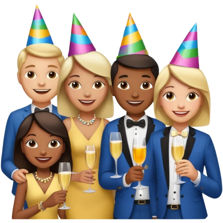 find friends at social events emoji