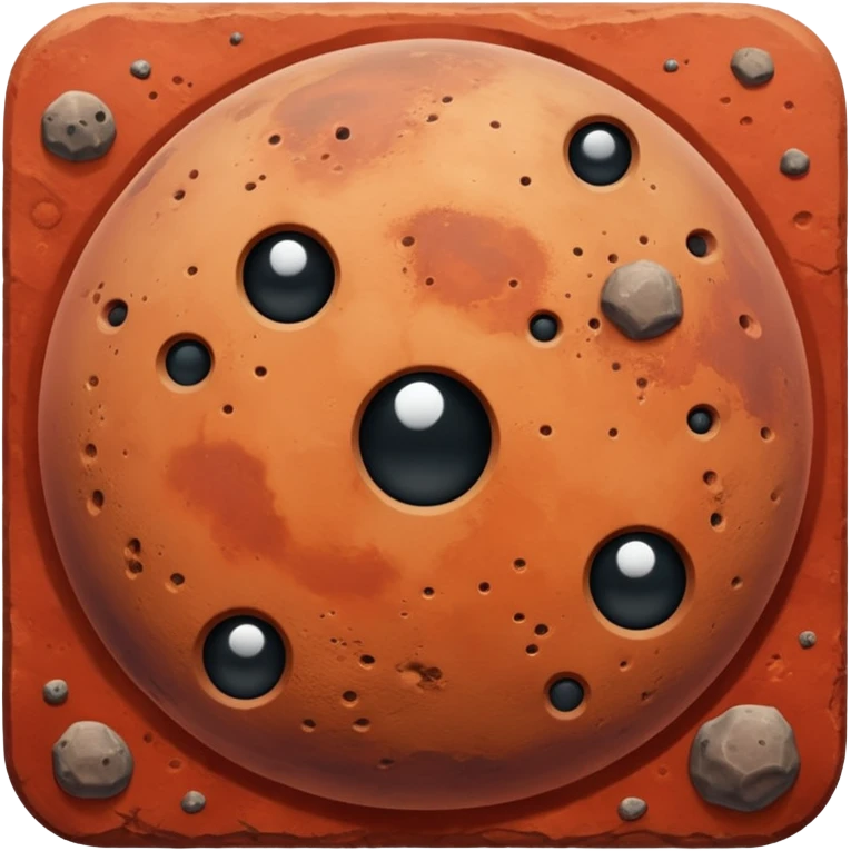 mars in space emoji