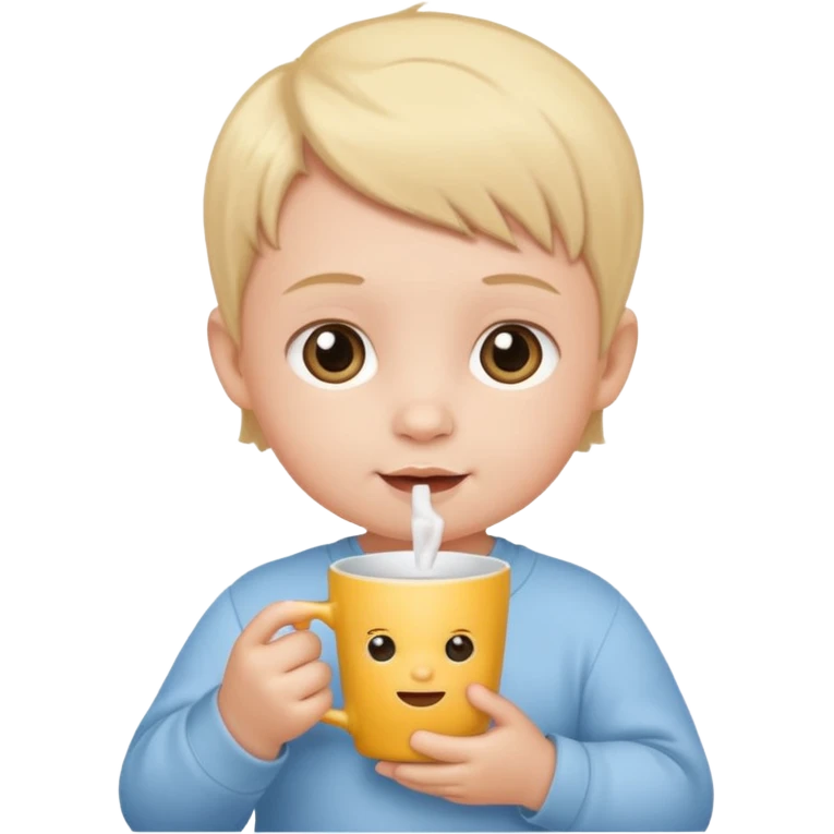 Babie Holding Cup emoji