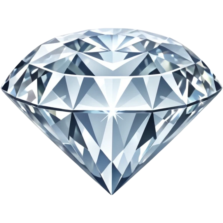 Color pure White diamond emoji