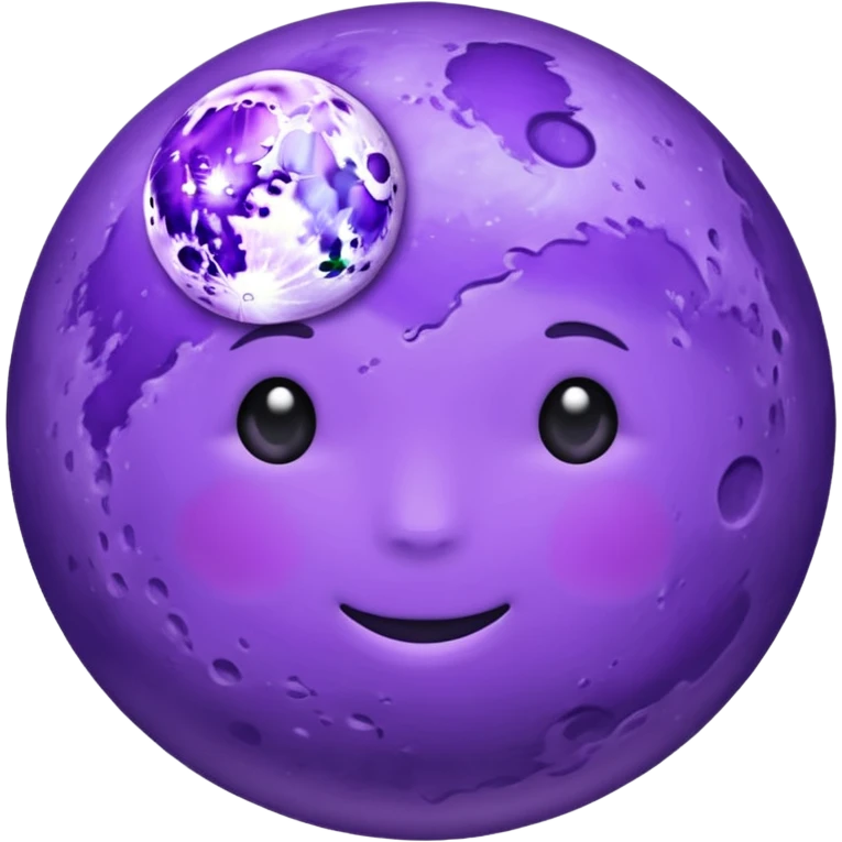 purple moon emoji