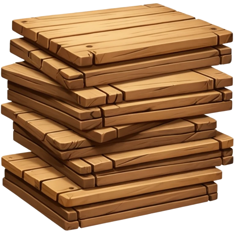 building material: wooden boards stacked on top of each other emoji