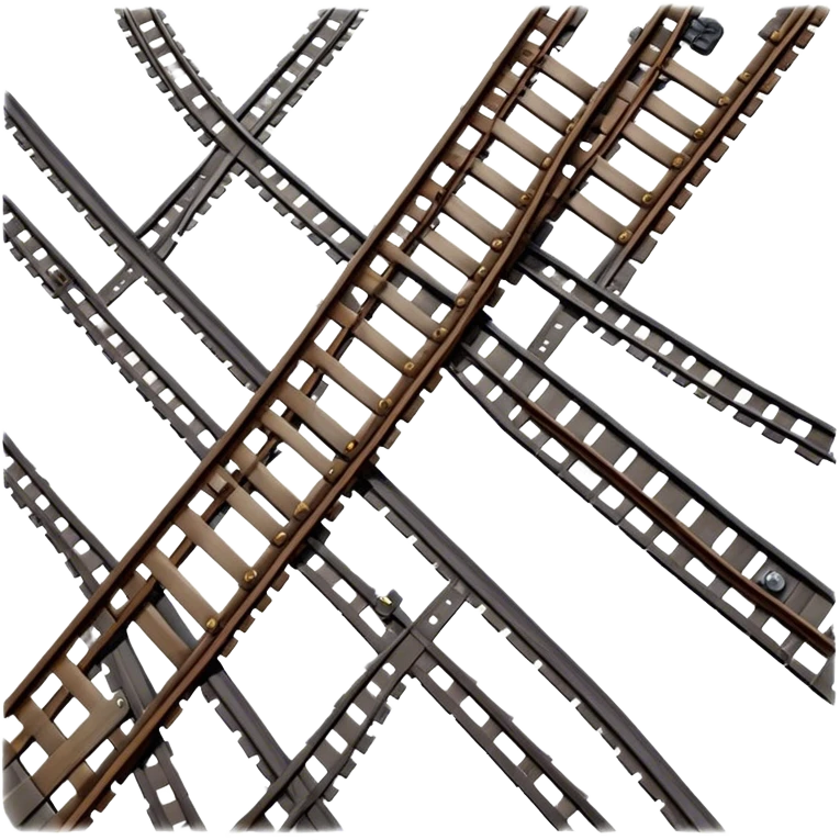 Train Tracks top view  emoji