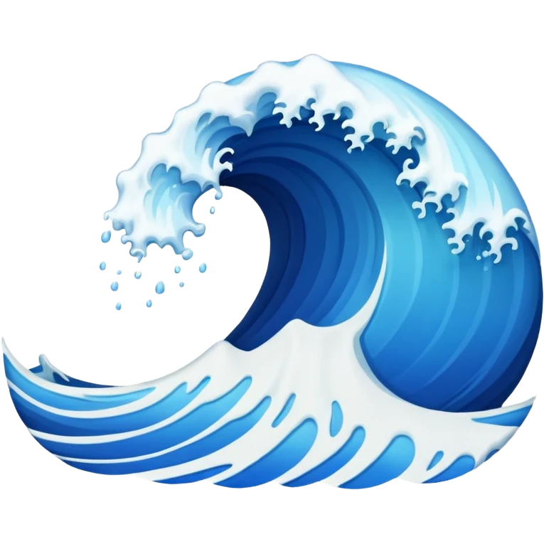 Wave emoji