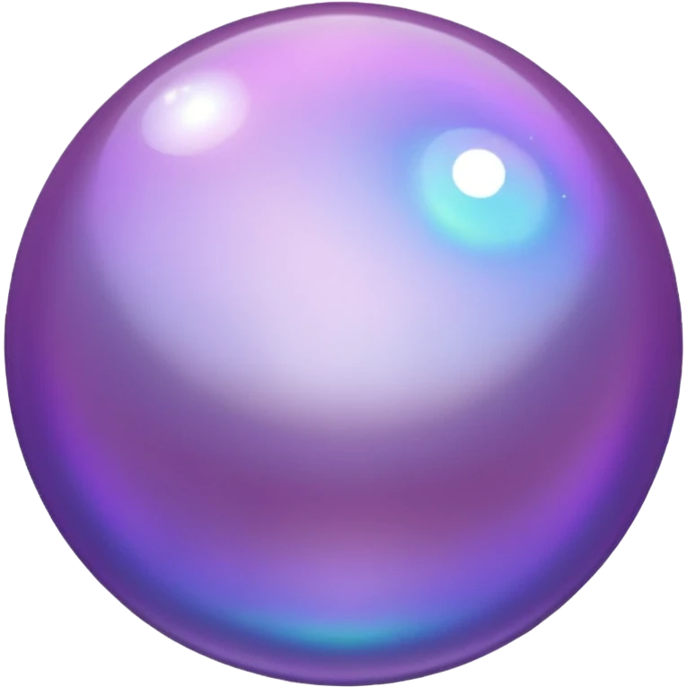 purple pearl emoji