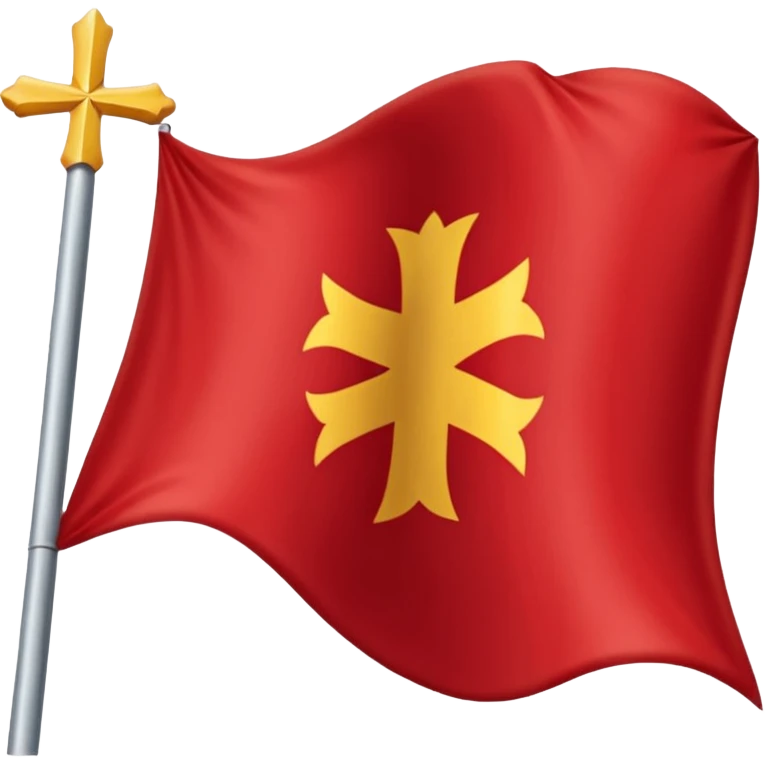 Bandera cruz de borgoña del imperio español emoji