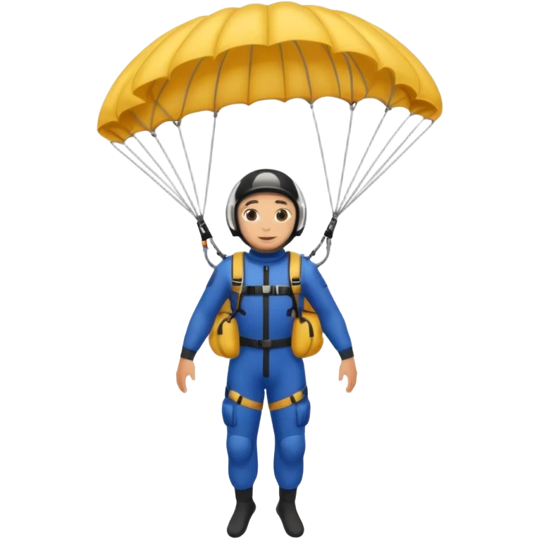 parachute diver emoji