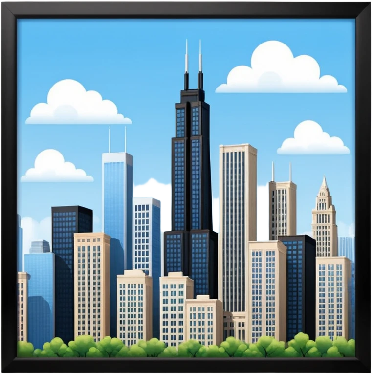Chicago state emoji