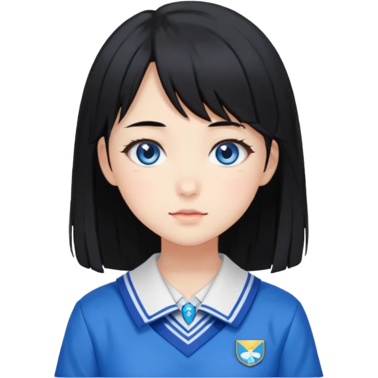Anime girl named lili chan  with Seifuku emoji