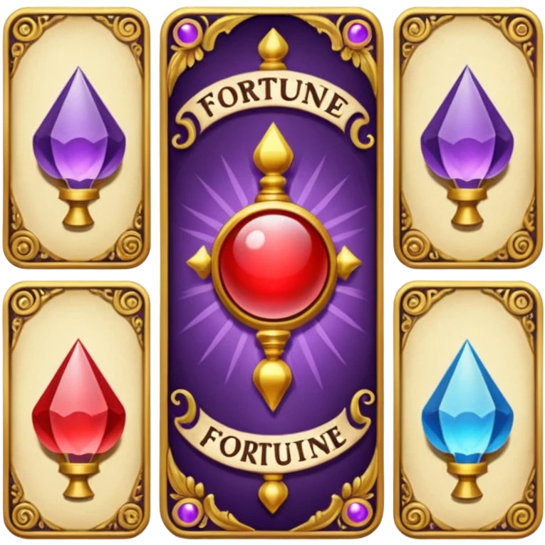 fortune telling cards emoji