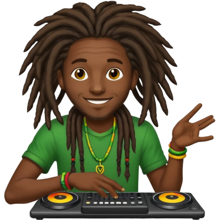 reggae dj emoji
