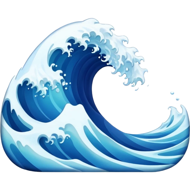 Wave emoji