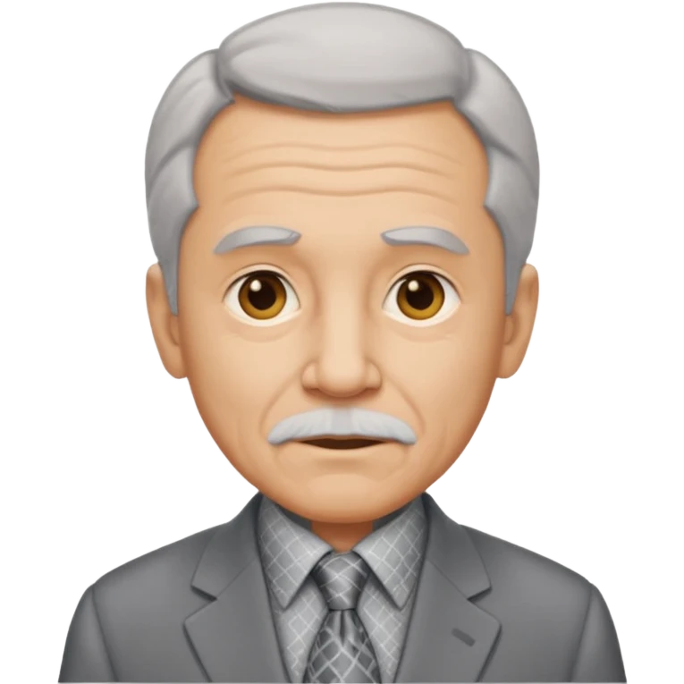 old man with office look emoji