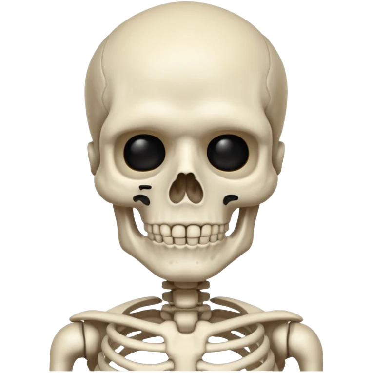  skeleton with mustache  emoji