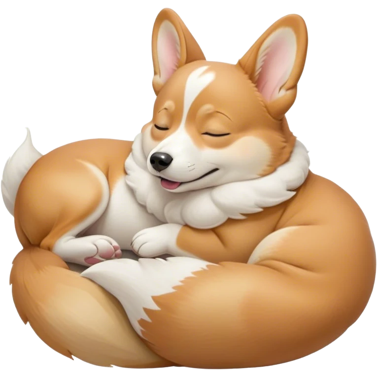 Cinematic Meme-Worthy Chubby Sleeping Corgi Portrait Emoji, Head ...